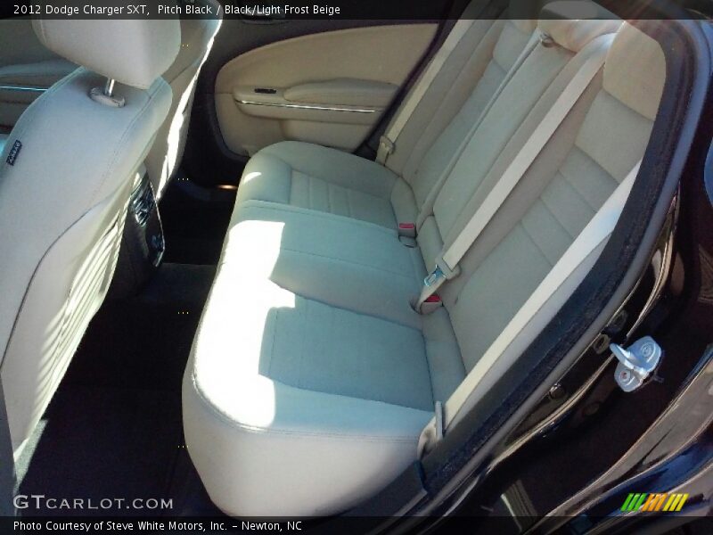 Pitch Black / Black/Light Frost Beige 2012 Dodge Charger SXT