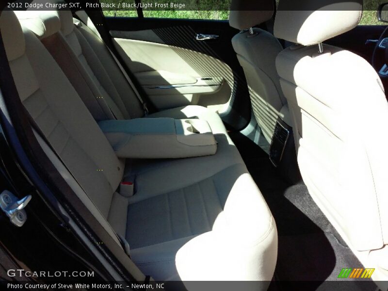 Pitch Black / Black/Light Frost Beige 2012 Dodge Charger SXT