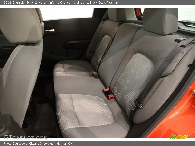 Inferno Orange Metallic / Jet Black/Dark Titanium 2012 Chevrolet Sonic LS Hatch