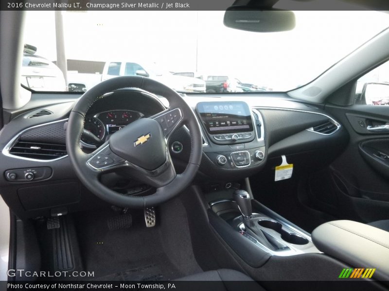 Champagne Silver Metallic / Jet Black 2016 Chevrolet Malibu LT