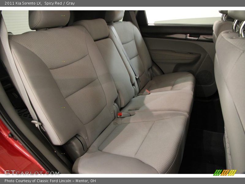 Spicy Red / Gray 2011 Kia Sorento LX