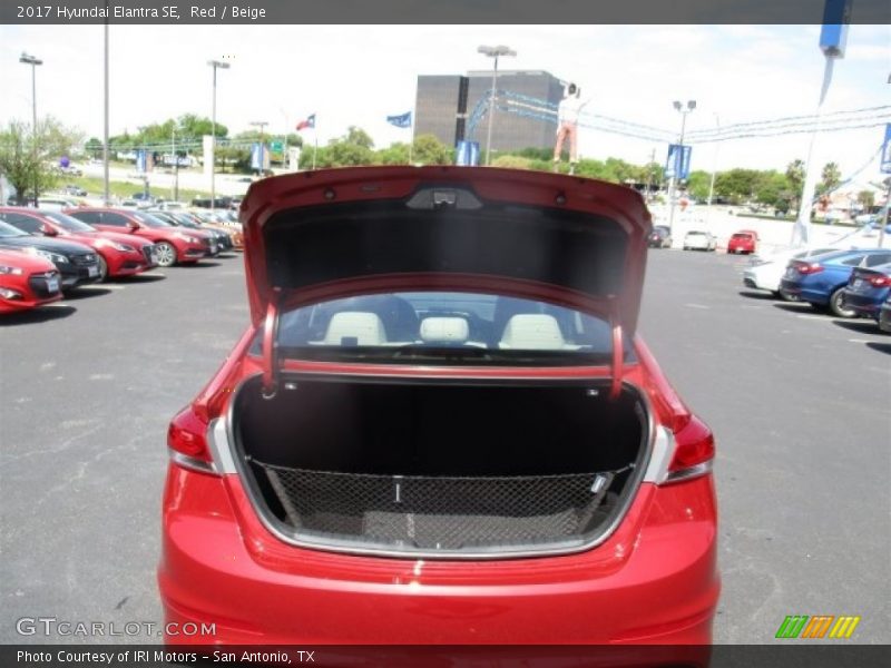 Red / Beige 2017 Hyundai Elantra SE