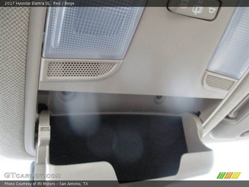 Red / Beige 2017 Hyundai Elantra SE