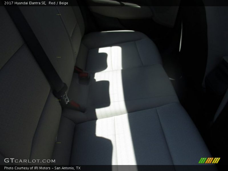 Red / Beige 2017 Hyundai Elantra SE