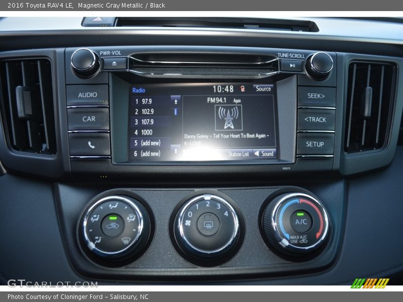 Magnetic Gray Metallic / Black 2016 Toyota RAV4 LE