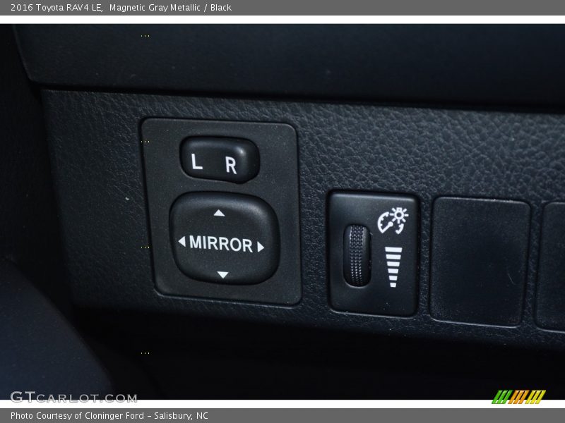 Magnetic Gray Metallic / Black 2016 Toyota RAV4 LE