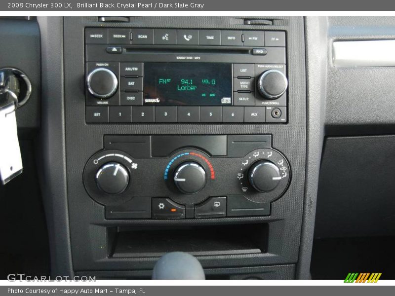 Brilliant Black Crystal Pearl / Dark Slate Gray 2008 Chrysler 300 LX