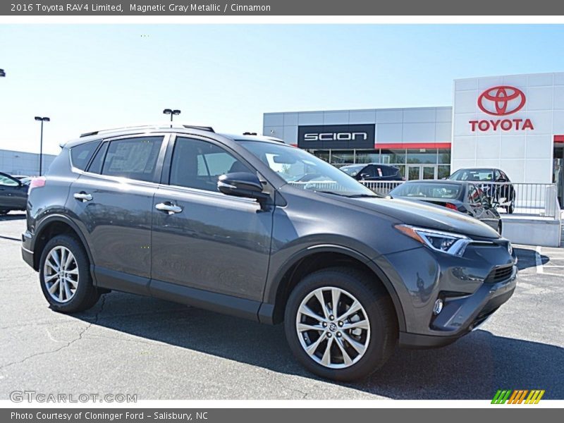 Magnetic Gray Metallic / Cinnamon 2016 Toyota RAV4 Limited