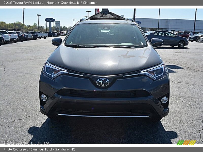 Magnetic Gray Metallic / Cinnamon 2016 Toyota RAV4 Limited