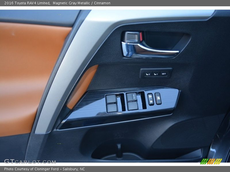 Magnetic Gray Metallic / Cinnamon 2016 Toyota RAV4 Limited