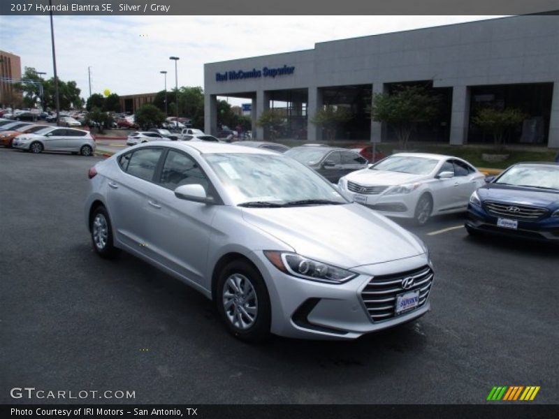 Silver / Gray 2017 Hyundai Elantra SE