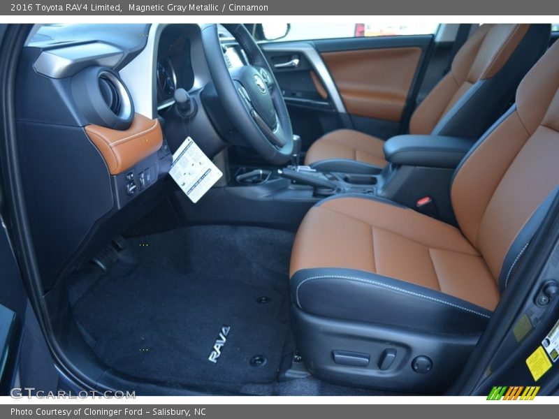 Front Seat of 2016 RAV4 Limited