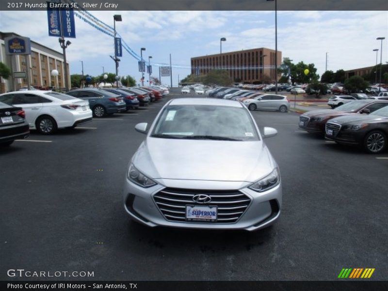 Silver / Gray 2017 Hyundai Elantra SE