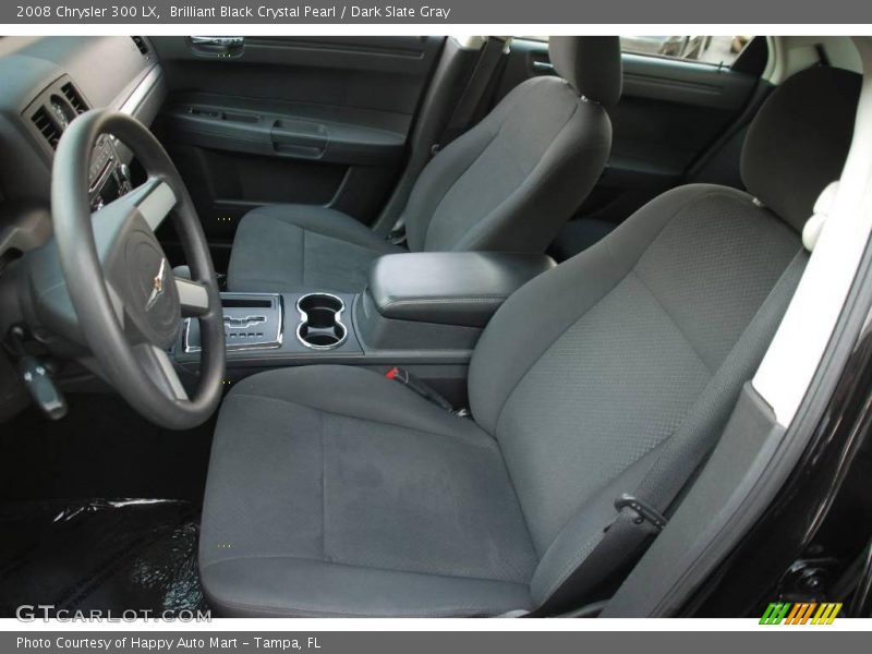 Brilliant Black Crystal Pearl / Dark Slate Gray 2008 Chrysler 300 LX