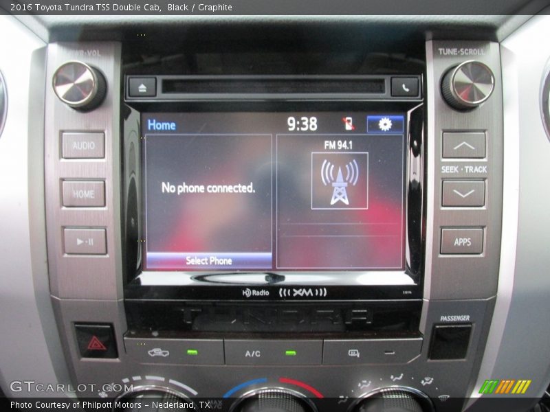 Black / Graphite 2016 Toyota Tundra TSS Double Cab