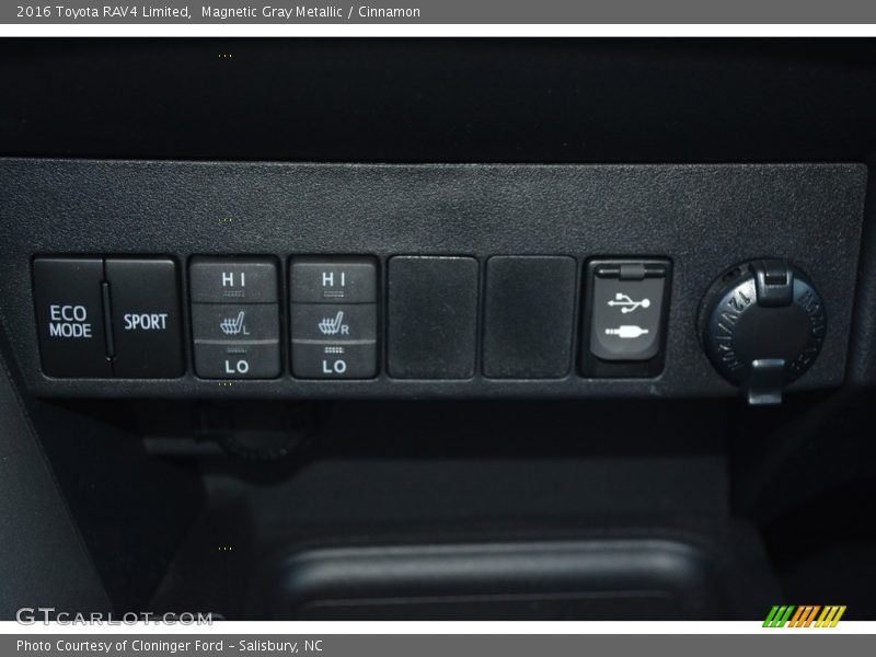 Magnetic Gray Metallic / Cinnamon 2016 Toyota RAV4 Limited