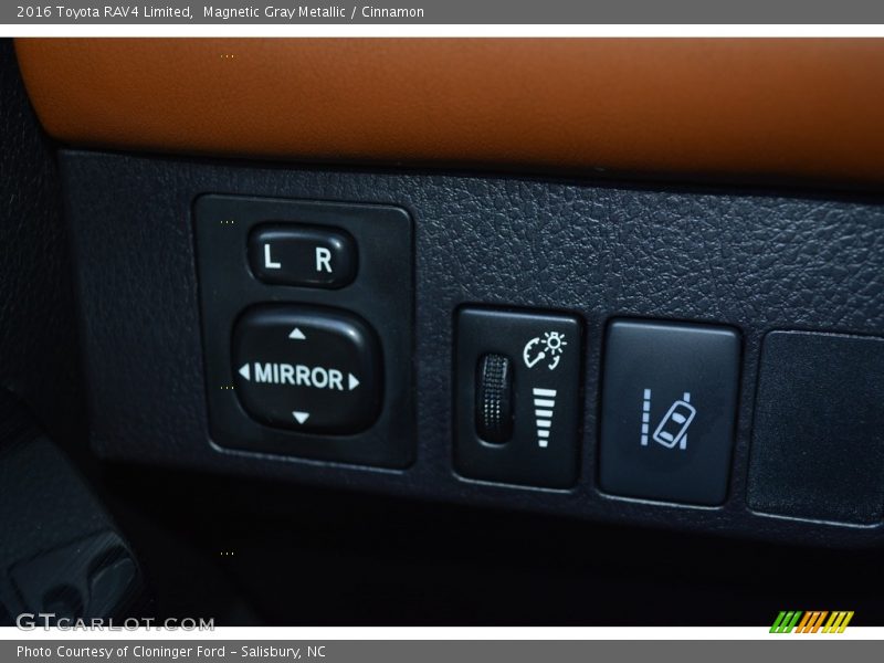 Magnetic Gray Metallic / Cinnamon 2016 Toyota RAV4 Limited