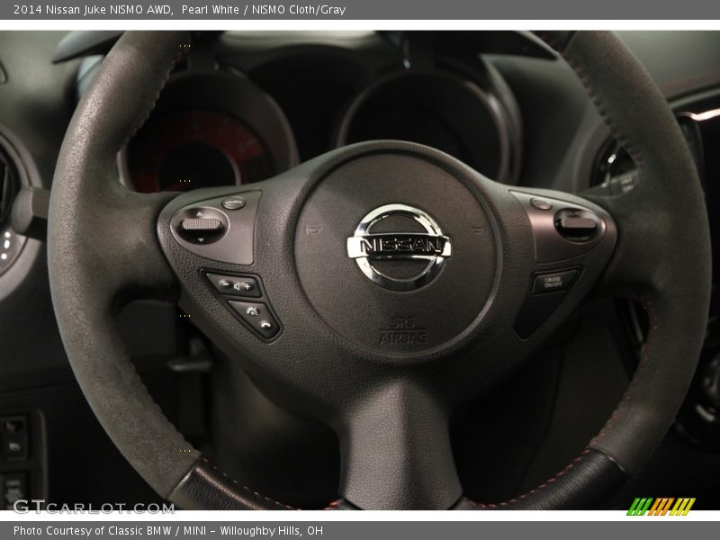 Pearl White / NISMO Cloth/Gray 2014 Nissan Juke NISMO AWD