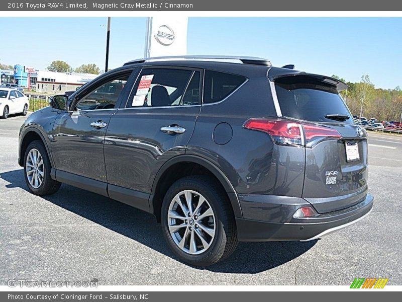 Magnetic Gray Metallic / Cinnamon 2016 Toyota RAV4 Limited