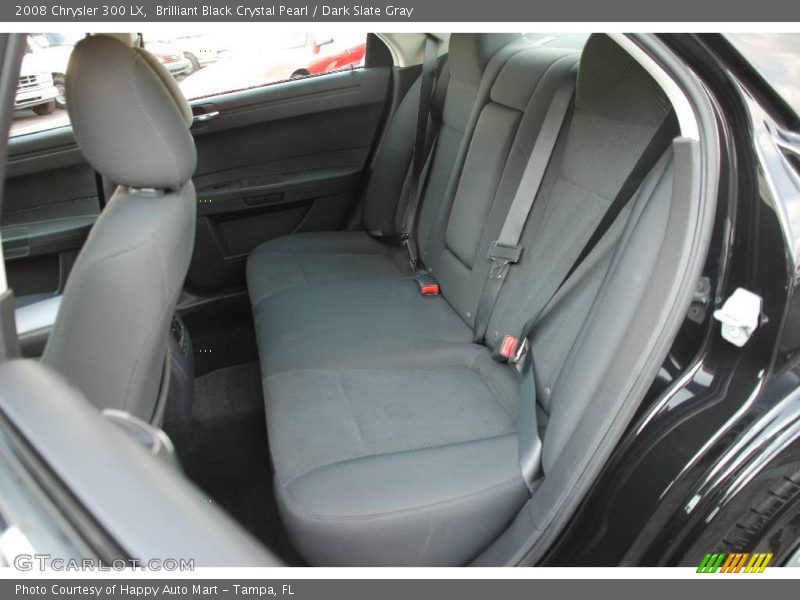 Brilliant Black Crystal Pearl / Dark Slate Gray 2008 Chrysler 300 LX