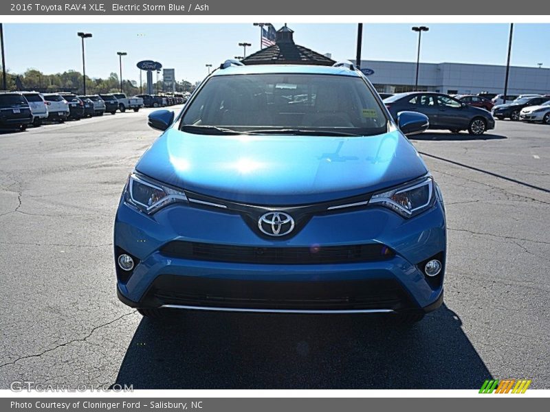 Electric Storm Blue / Ash 2016 Toyota RAV4 XLE