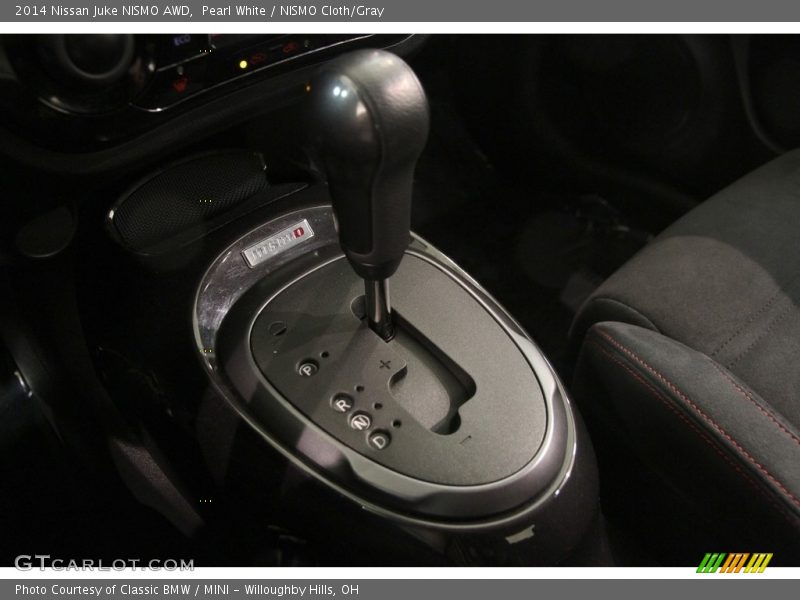 Pearl White / NISMO Cloth/Gray 2014 Nissan Juke NISMO AWD