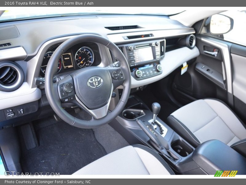  2016 RAV4 XLE Ash Interior