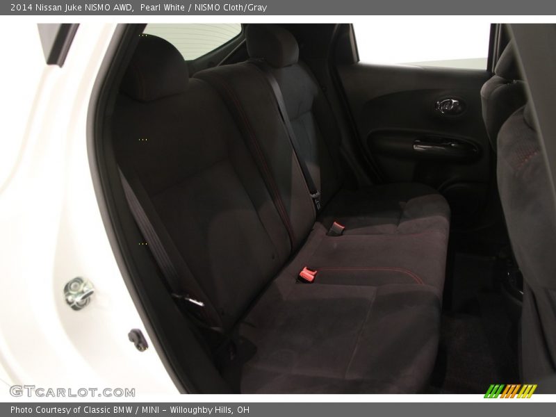 Pearl White / NISMO Cloth/Gray 2014 Nissan Juke NISMO AWD