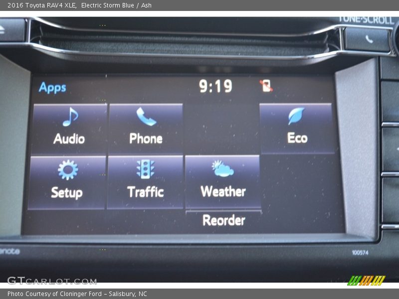 Electric Storm Blue / Ash 2016 Toyota RAV4 XLE