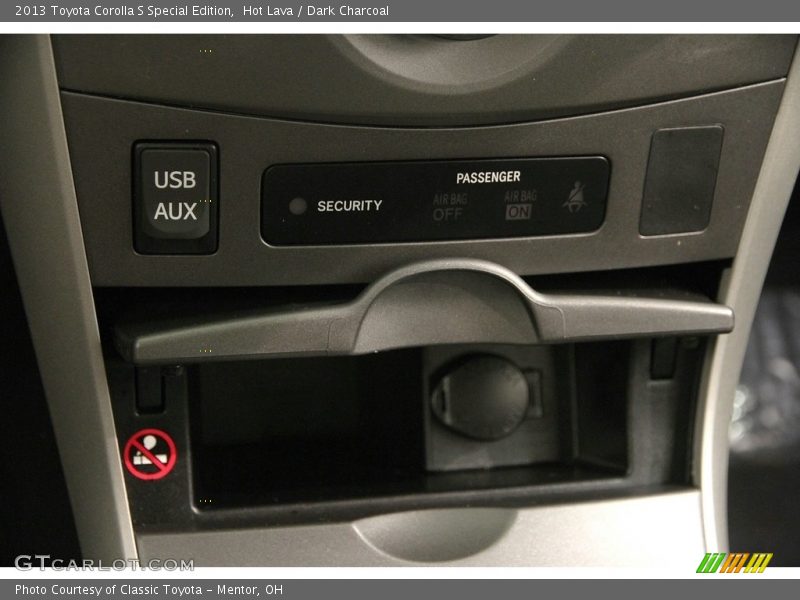 Hot Lava / Dark Charcoal 2013 Toyota Corolla S Special Edition
