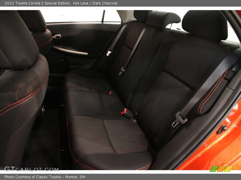 Hot Lava / Dark Charcoal 2013 Toyota Corolla S Special Edition