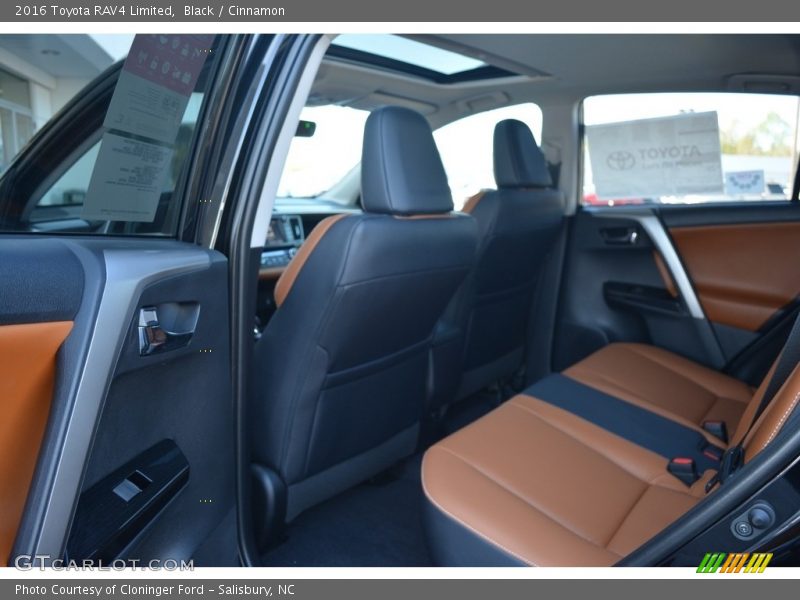 Black / Cinnamon 2016 Toyota RAV4 Limited