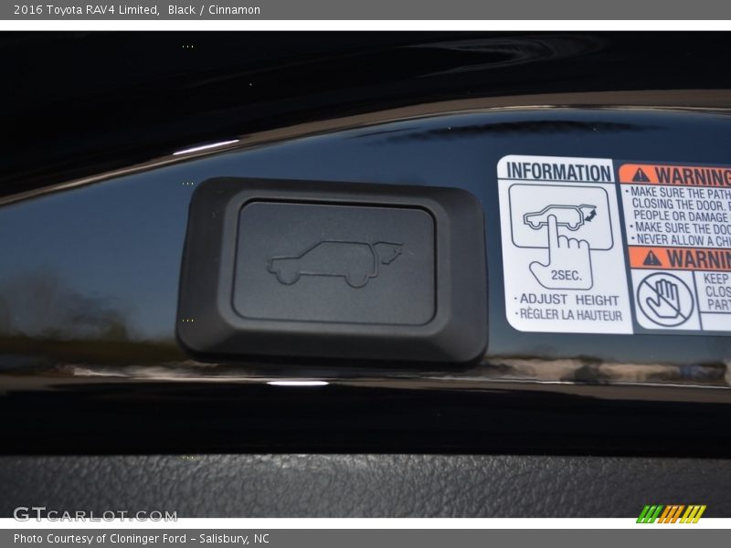 Black / Cinnamon 2016 Toyota RAV4 Limited