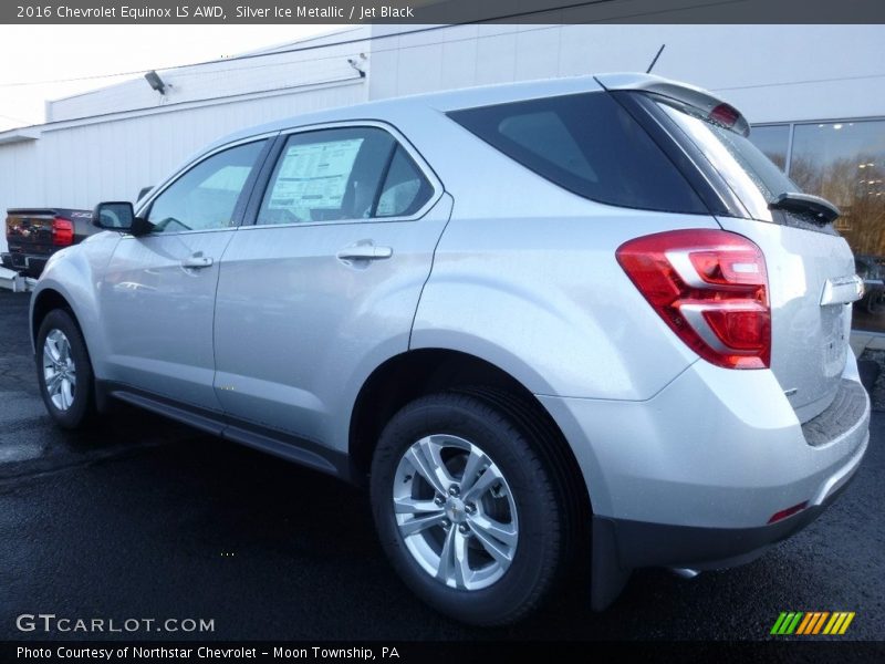 Silver Ice Metallic / Jet Black 2016 Chevrolet Equinox LS AWD