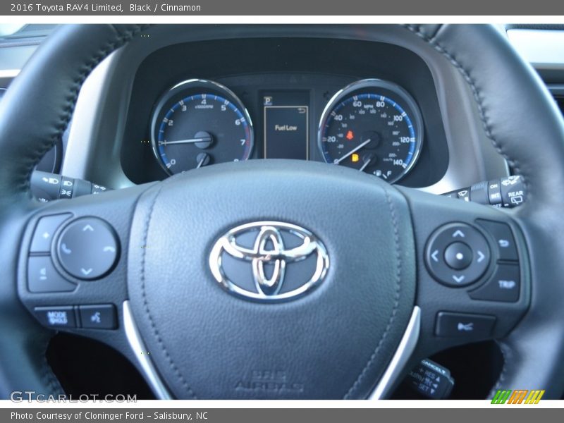 Black / Cinnamon 2016 Toyota RAV4 Limited