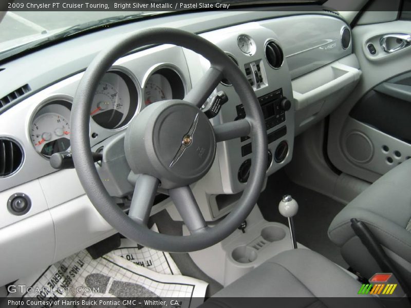 Bright Silver Metallic / Pastel Slate Gray 2009 Chrysler PT Cruiser Touring