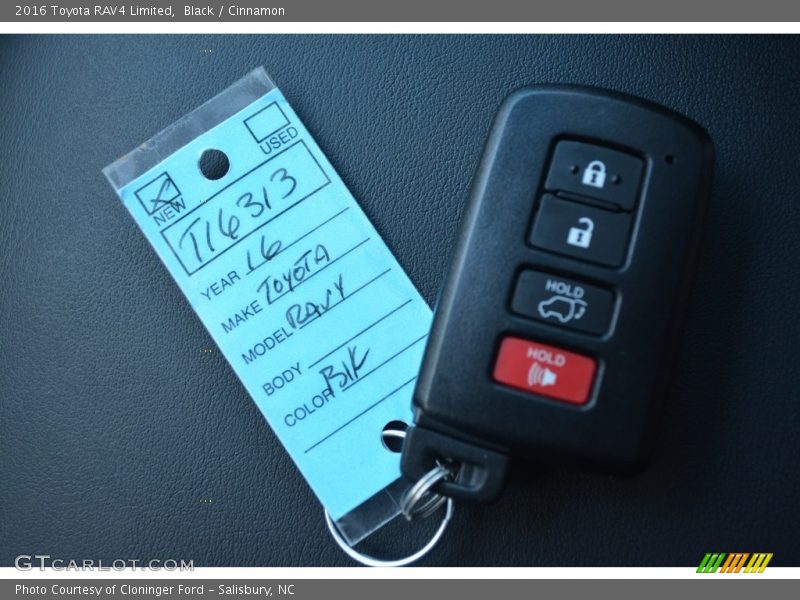 Black / Cinnamon 2016 Toyota RAV4 Limited