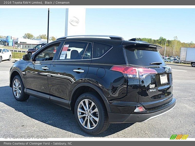 Black / Cinnamon 2016 Toyota RAV4 Limited