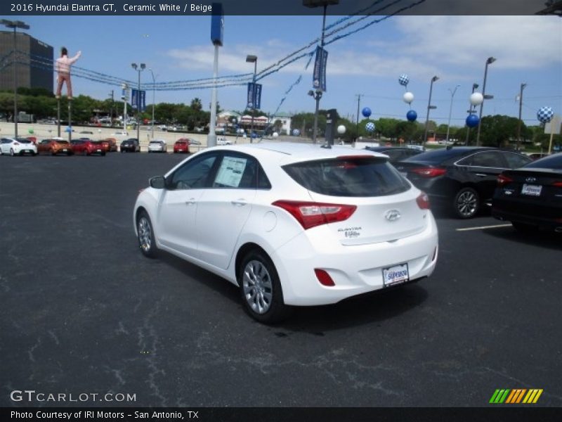 Ceramic White / Beige 2016 Hyundai Elantra GT