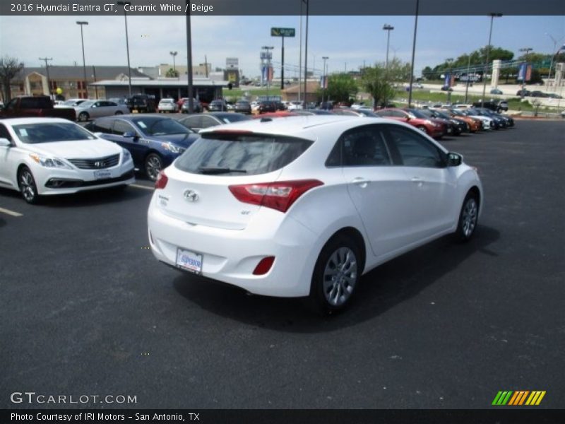 Ceramic White / Beige 2016 Hyundai Elantra GT