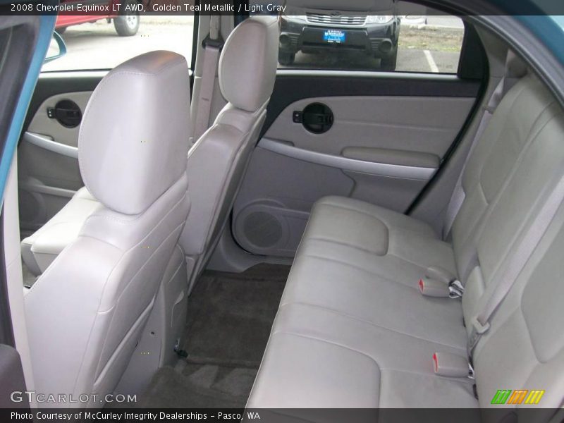 Golden Teal Metallic / Light Gray 2008 Chevrolet Equinox LT AWD
