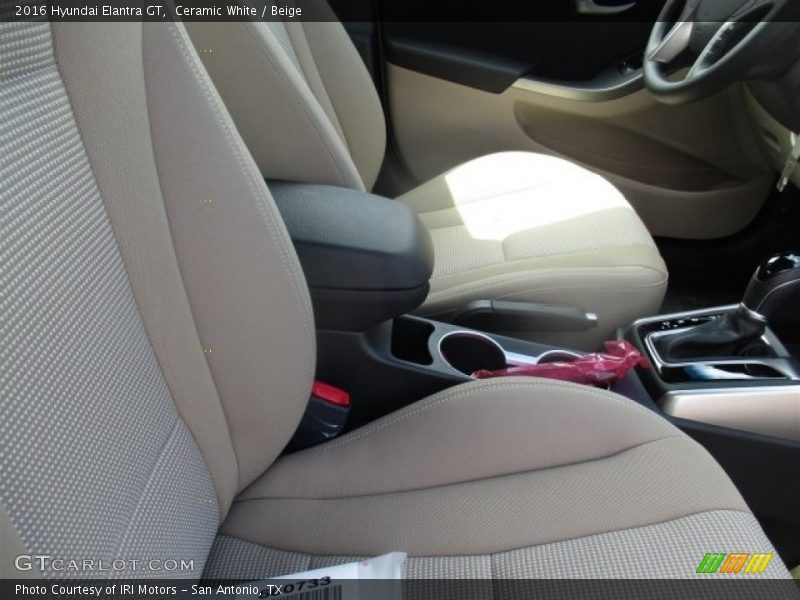 Ceramic White / Beige 2016 Hyundai Elantra GT