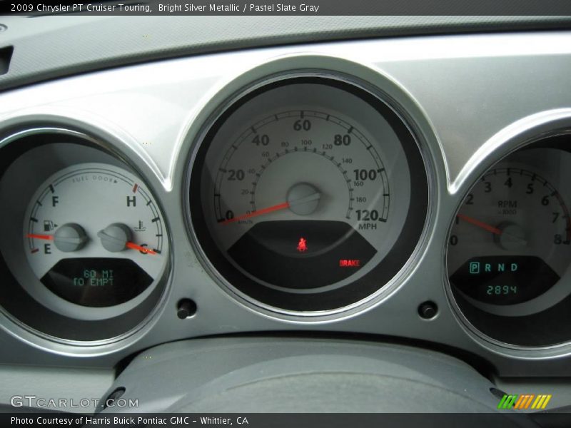 Bright Silver Metallic / Pastel Slate Gray 2009 Chrysler PT Cruiser Touring