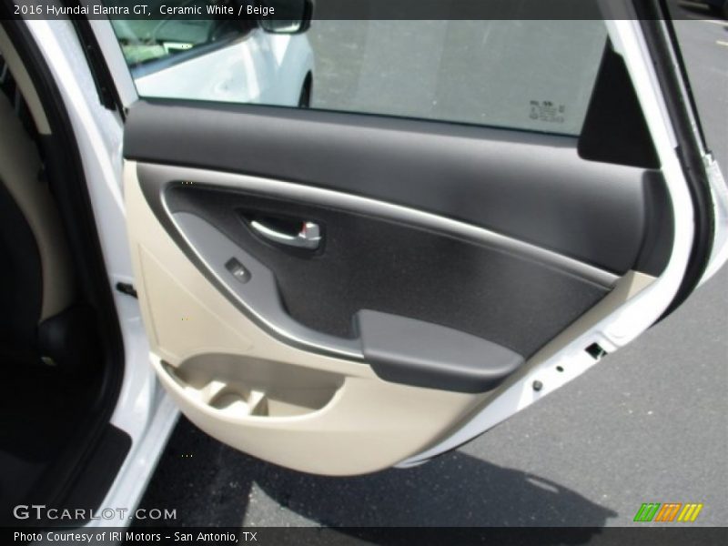 Ceramic White / Beige 2016 Hyundai Elantra GT