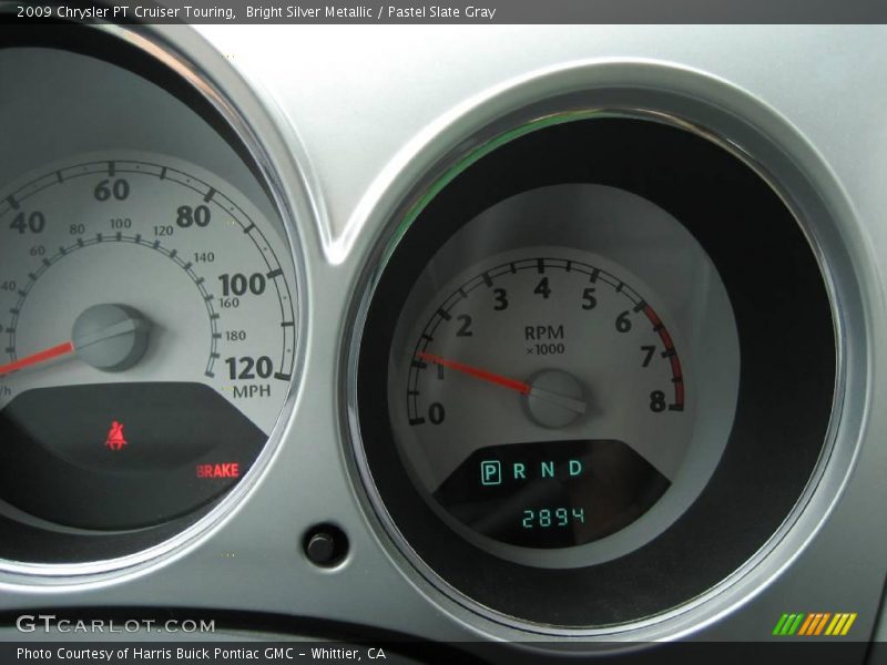 Bright Silver Metallic / Pastel Slate Gray 2009 Chrysler PT Cruiser Touring