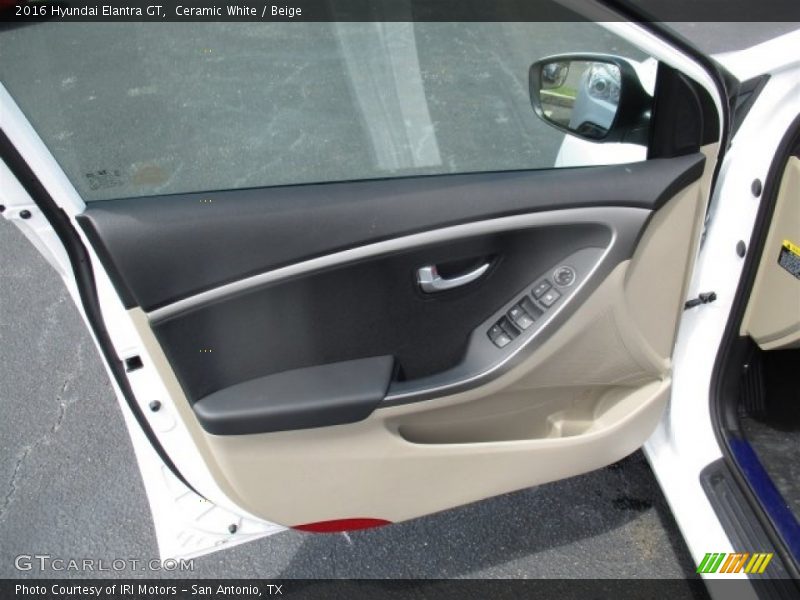 Ceramic White / Beige 2016 Hyundai Elantra GT