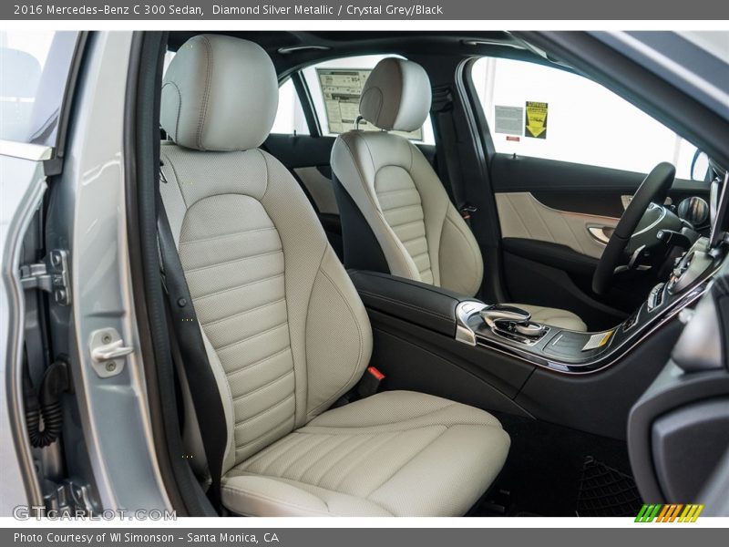 Diamond Silver Metallic / Crystal Grey/Black 2016 Mercedes-Benz C 300 Sedan