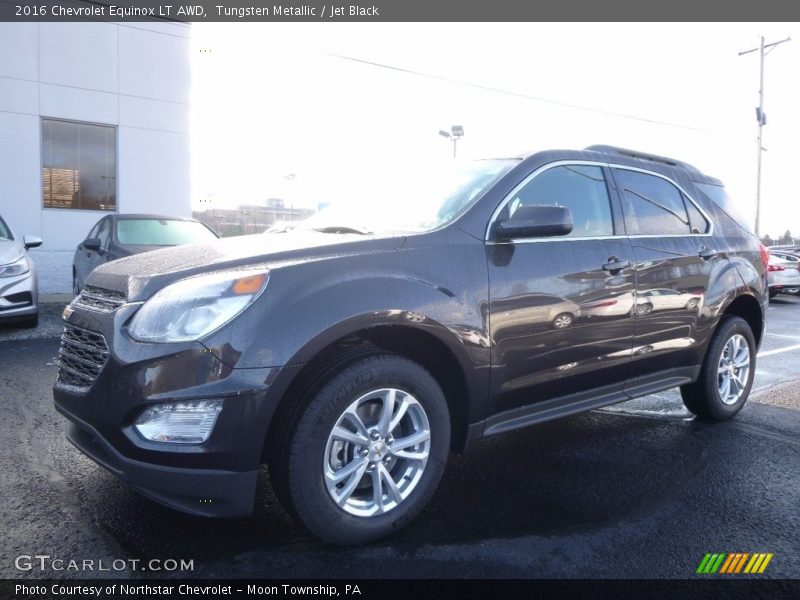Tungsten Metallic / Jet Black 2016 Chevrolet Equinox LT AWD