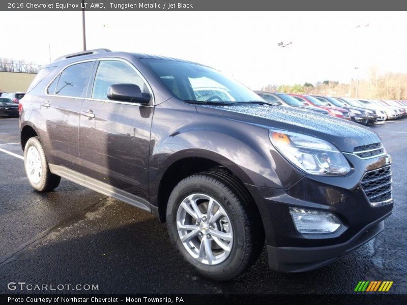 Tungsten Metallic / Jet Black 2016 Chevrolet Equinox LT AWD
