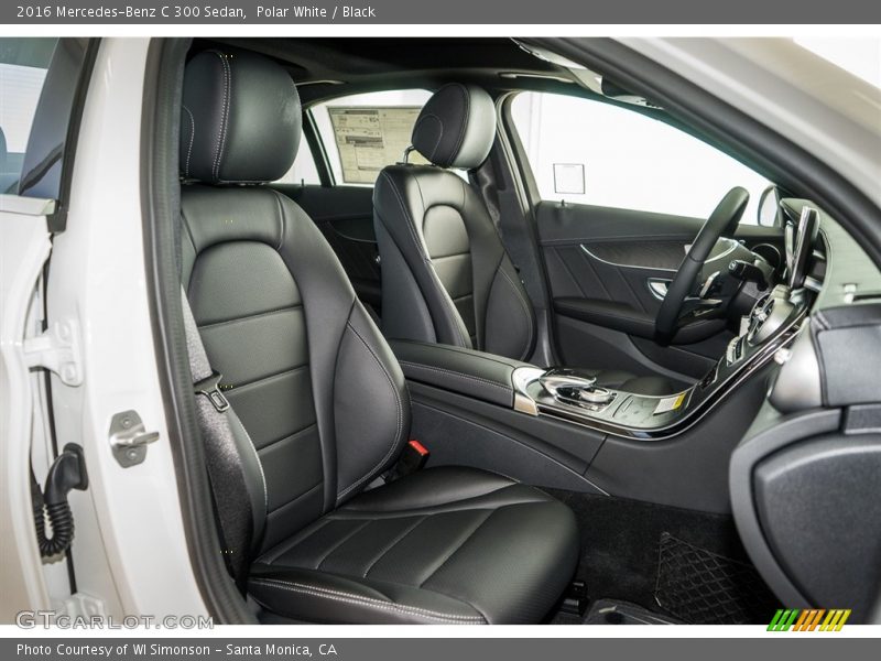 Polar White / Black 2016 Mercedes-Benz C 300 Sedan